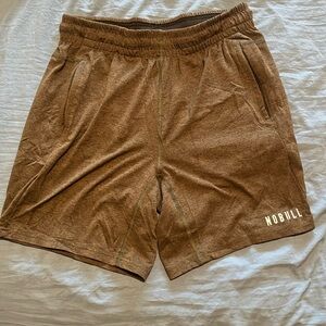 Men’s Olive Green Lightweight Knit 7” NoBull Shorts (Medium)